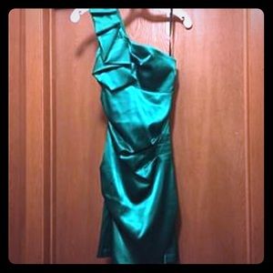 Green homecoming dress
